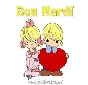 Gif animé Bon mardi enfants